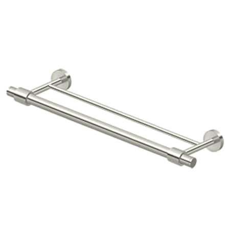 Deltana 24 Double Towel Bar BBS Series; Bright Nickel Finish BBS2006/24-14